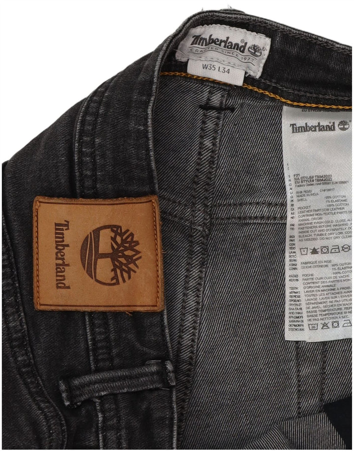 Мужские прямые джинсы Timberland W35 L29, черный хлопок