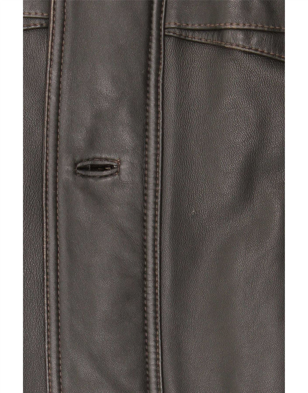 Винтажная мужская кожаная куртка UK 42 XL, черная