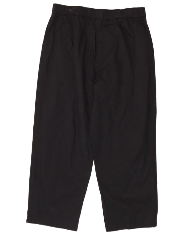 Женские прямые повседневные брюки Benetton W34 L26 черные