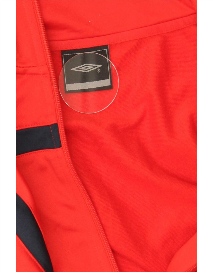 Мужская спортивная куртка Umbro XL красного цвета из полиэстера