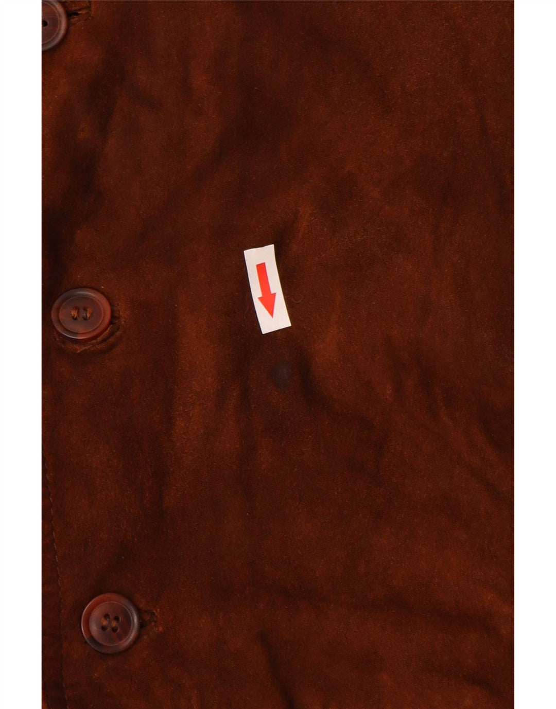 Винтажный мужской замшевый бомбер IT 56 3XL Коричневый кожаный