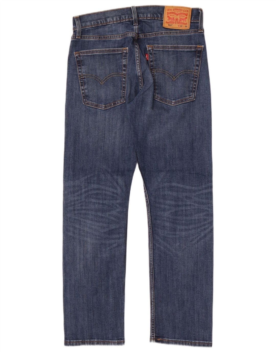 Мужские джинсы Levi's Slim 513 W30 L30 синие, хлопок