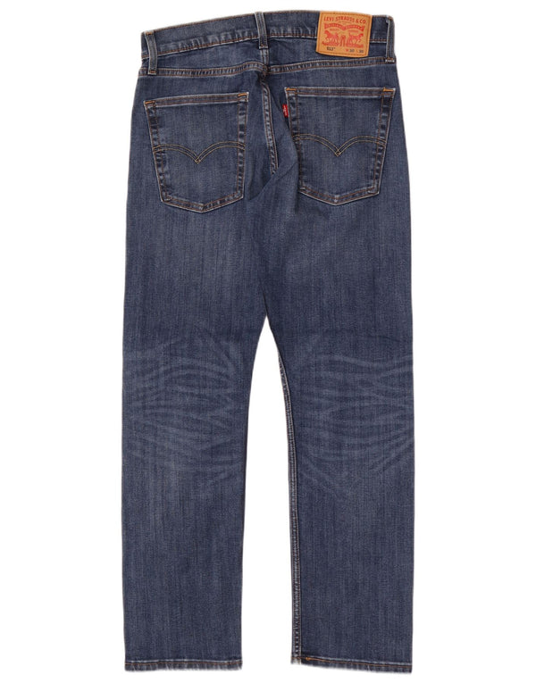 Мужские джинсы Levi's Slim 513 W30 L30 синие, хлопок