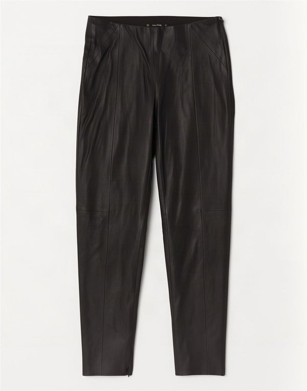 Женские узкие брюки из искусственной кожи Zara Medium W28 L27, черные, полиэстер