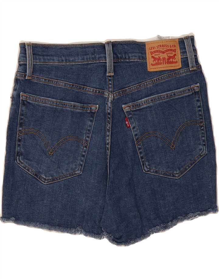 LEVI'S Womens Distressed Denim Hot Pants W29 Medium Blue Cotton Vintage Levi's and Second-Hand Levi's from Messina Hembry 