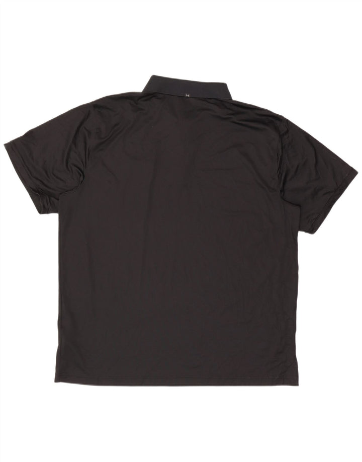 Мужская рубашка-поло Under Armour 3XL, черный полиэстер