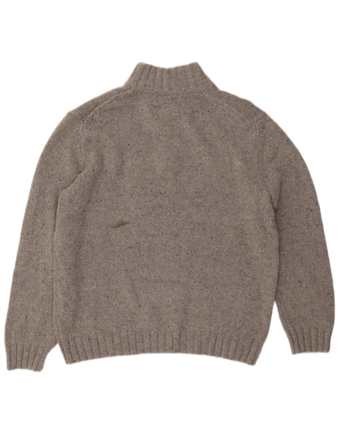 Мужской свитер NAUTICA с воротником на пуговицах, XL, серый в крапинку, акрил