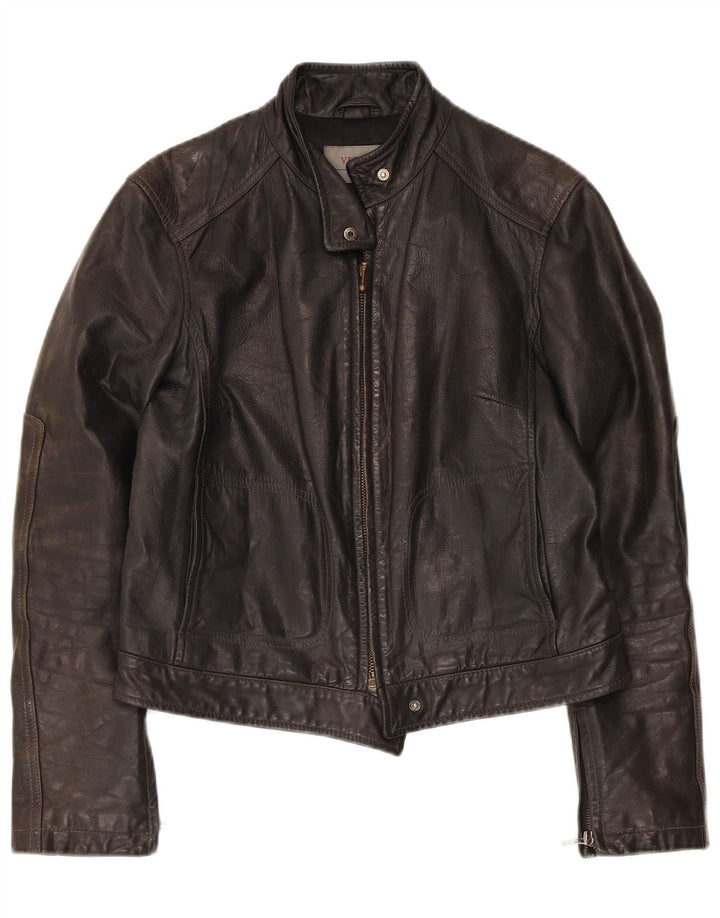 Куртка женская кожаная Victory IT 42 Medium Black Leather