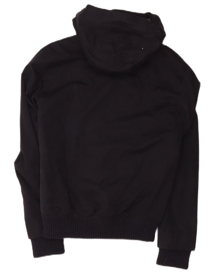 Мужская куртка-бомбер Superdry Windbomber с капюшоном UK 36, маленькая, темно-синяя