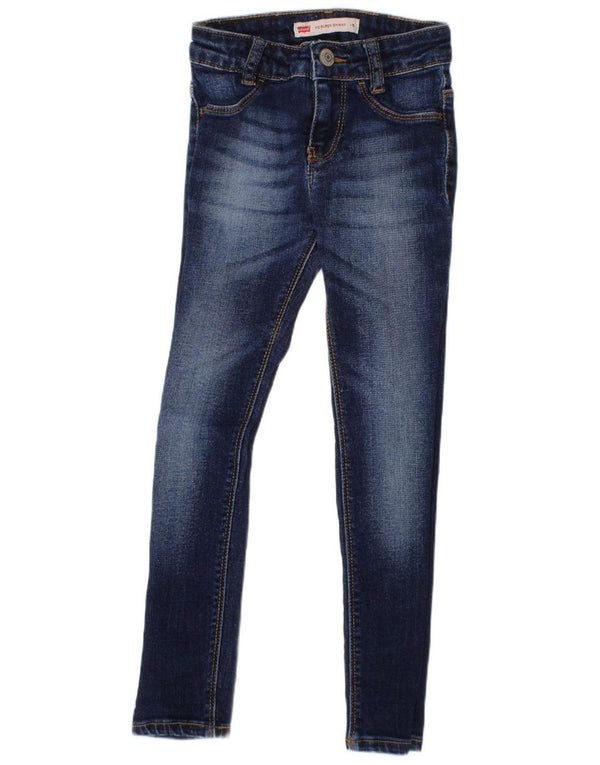 LEVI'S Girls 710 Super Skinny Jeans 4-5 Years W18 L18 Navy Blue