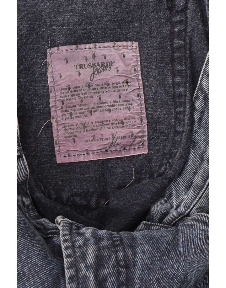 Мужские прямые джинсы Trussardi W42 L28, синий хлопок