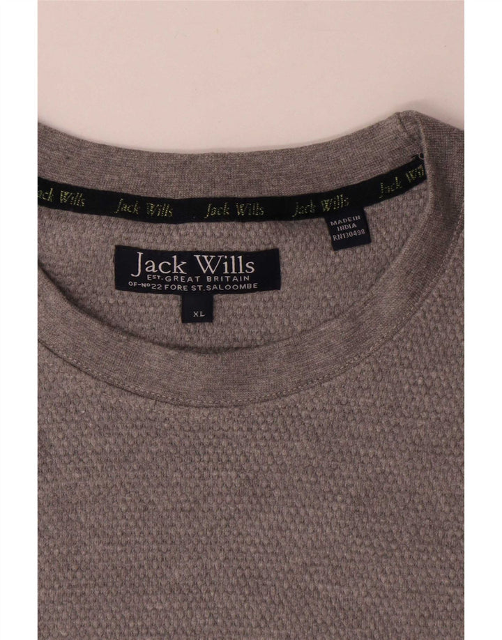 Мужская футболка Jack Wills XL, серый хлопок