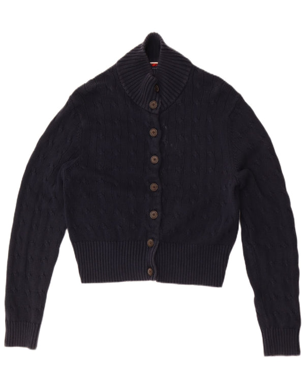 Женский укороченный кардиган Tommy Hilfiger UK 18 XL, темно-синий, хлопок