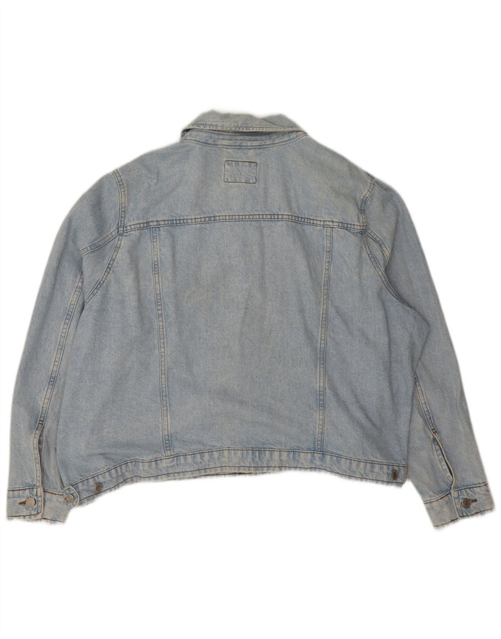 Женская джинсовая куртка Marks & Spencer UK 28 6XL, синяя, хлопок