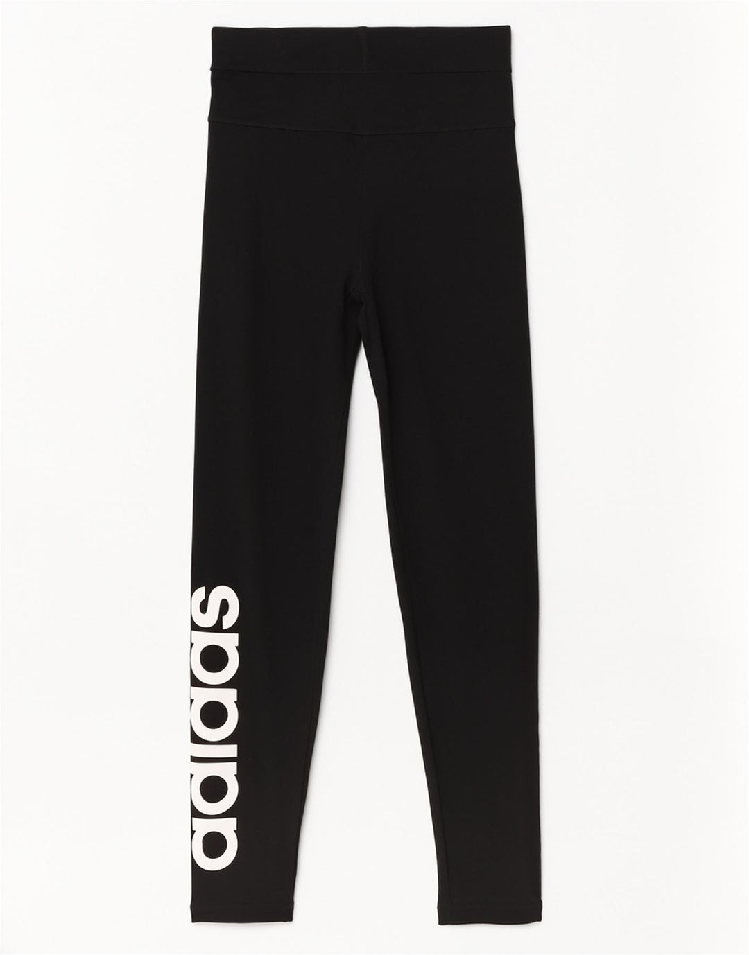 Женские леггинсы Adidas с рисунком, средние черные спортивные