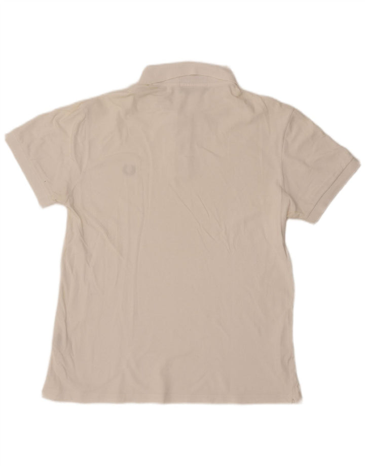 Мужская легкая и эластичная рубашка-поло Fred Perry большого размера из белого хлопка