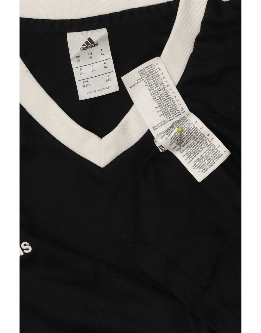 Мужская футболка Adidas Climalite Top XL, черный полиэстер
