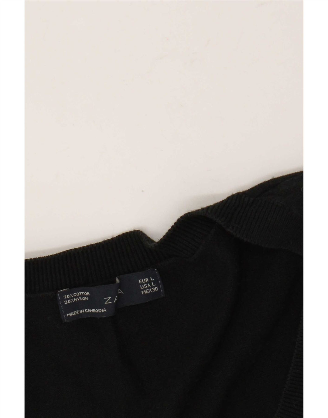 Женская футболка Zara Top UK 14, большая черная