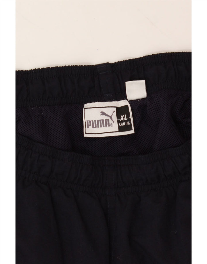 PUMA Mens Sport Shorts XL Navy Blue Vintage Puma and Second-Hand Puma from Messina Hembry 