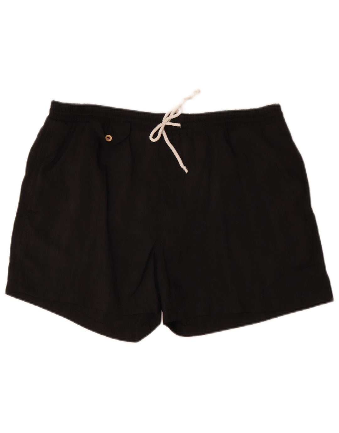 Мужские спортивные шорты VINTAGE, большие черные из полиамида