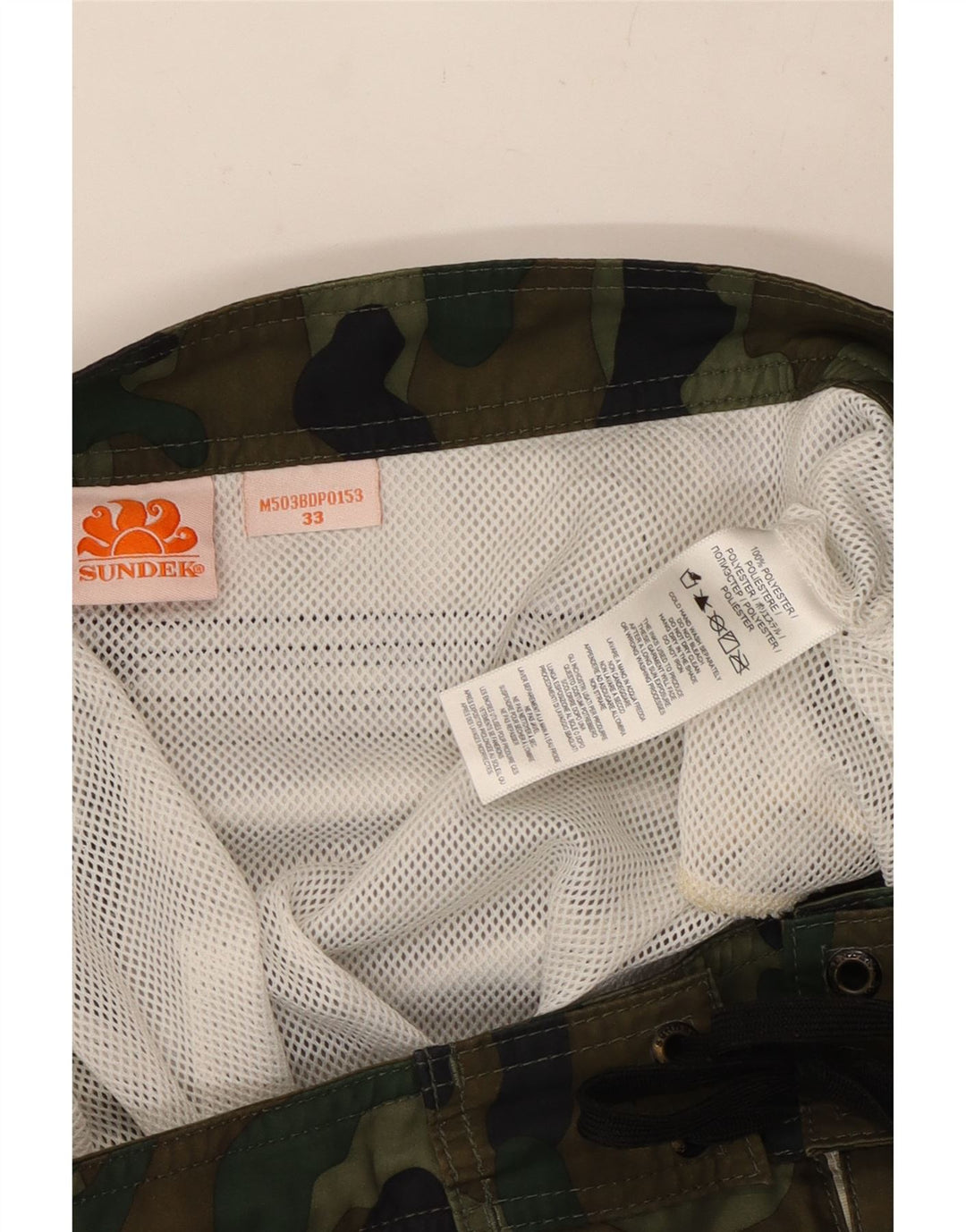 SUNDEK Мужские шорты для плавания, средний хаки, камуфляжный полиэстер