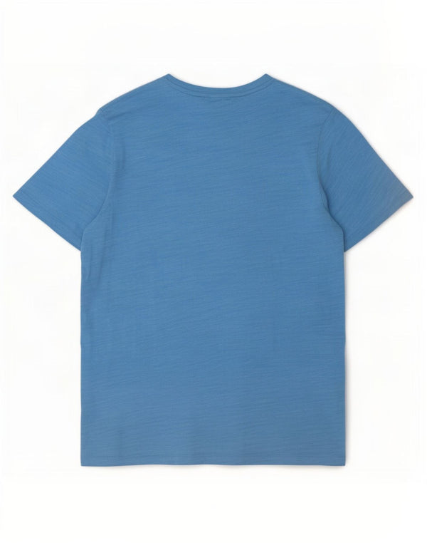 Мужская футболка с рисунком Jack & Jones Top XL, синяя хлопковая крапинка