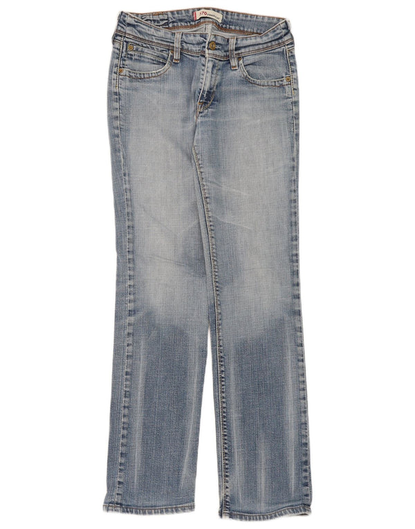 Женские прямые джинсы Levi's 570 W31 L31 синие, хлопок