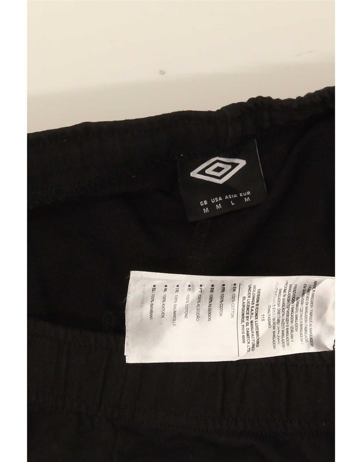 Мужские спортивные шорты Umbro из хлопка среднего размера, черные