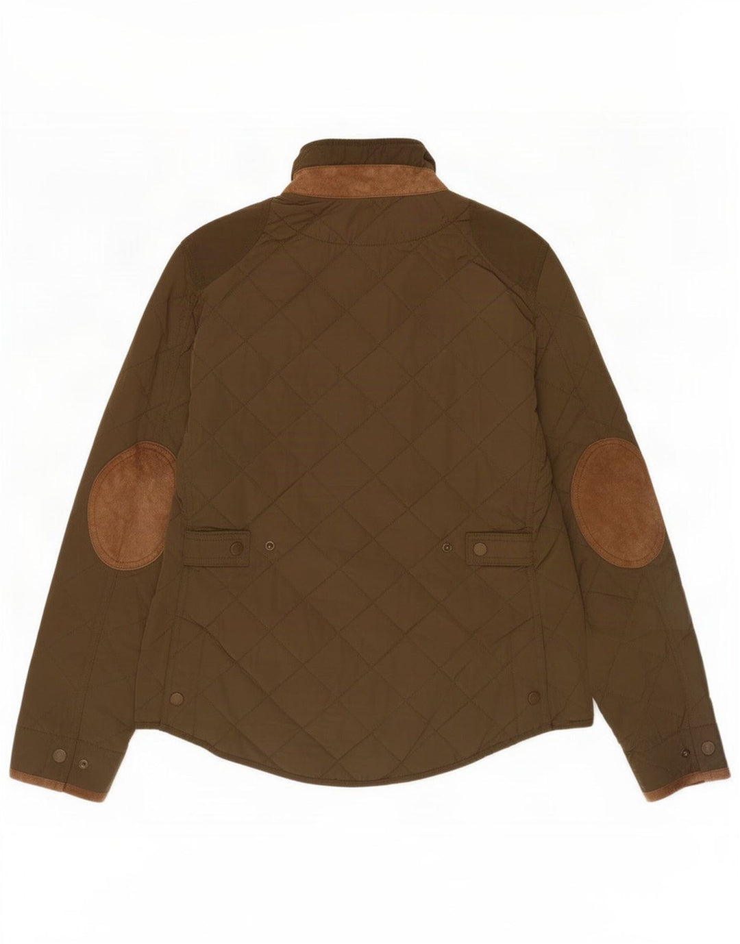 Женская стеганая куртка Massimo Dutti UK 14, средний хаки, нейлон