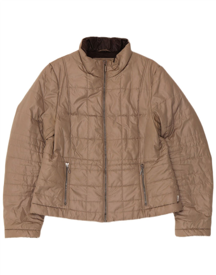 Женская утепленная куртка Geox Respira UK 18 XL, бежевый полиэстер