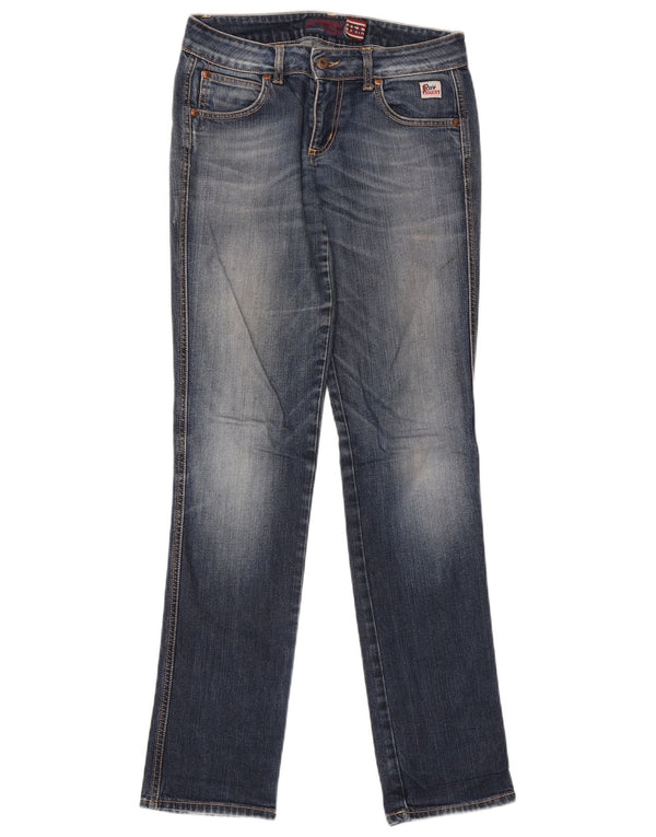 Женские прямые джинсы Roy Rogers W29 L33 синие, хлопок