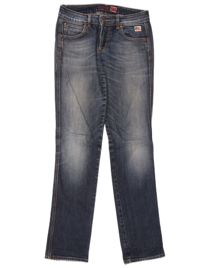 Женские прямые джинсы Roy Rogers W29 L33 синие, хлопок