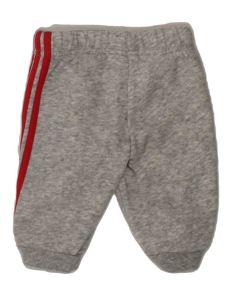 ADIDAS Baby Girls Joggers Tracksuit Trousers 0-3 Months  Grey Cotton Vintage Adidas and Second-Hand Adidas from Messina Hembry 