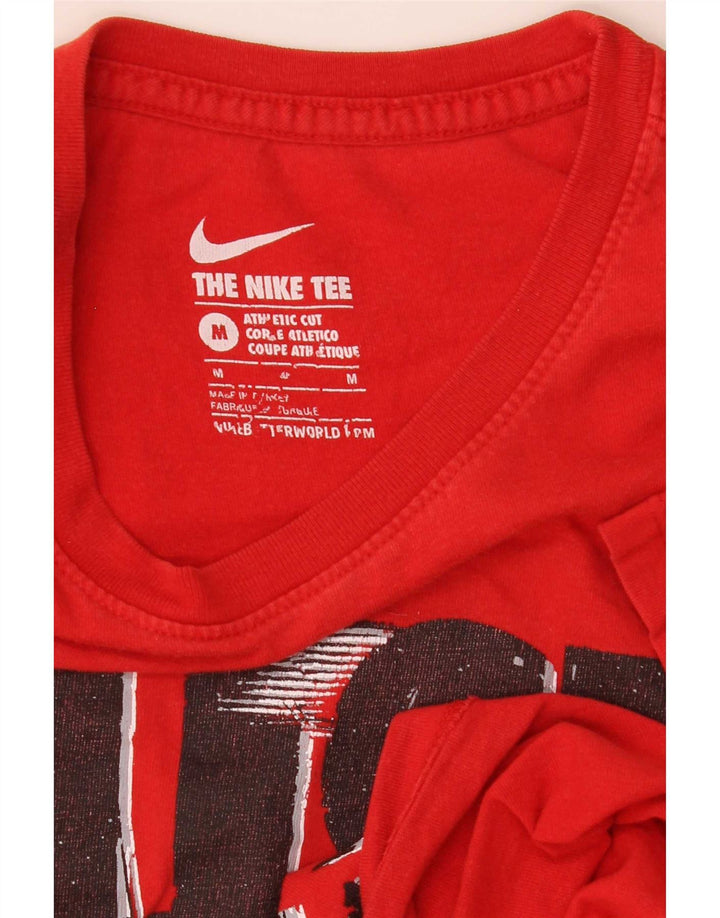 Мужская футболка с рисунком Nike Athletic Cut, средний красный