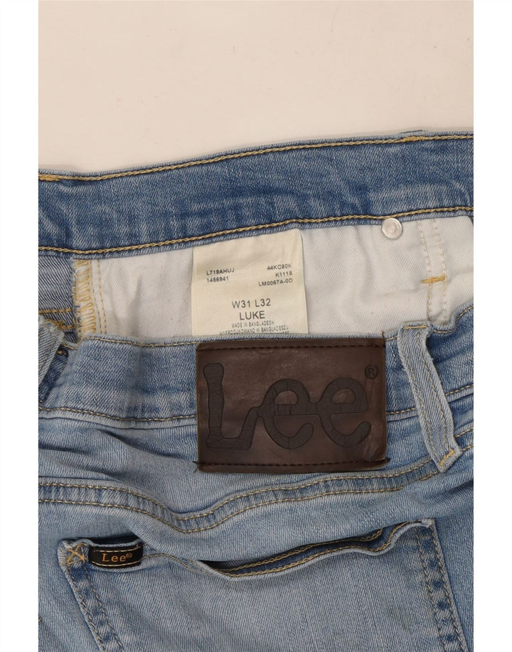 Женские джинсы Lee Luke Slim W31 L32, синий хлопок