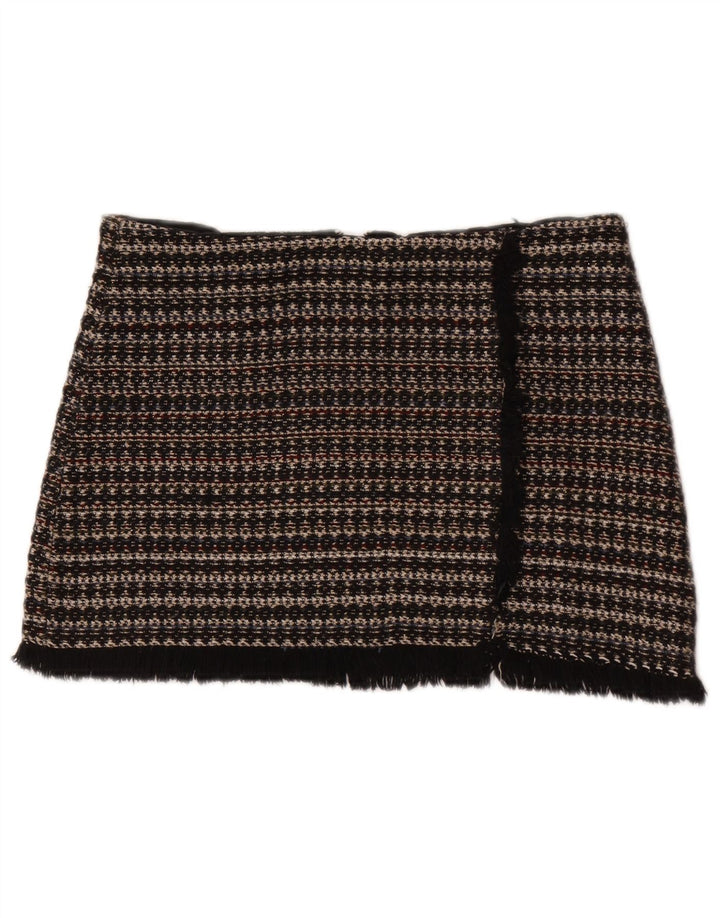 Женская мини-юбка Zara Trafaluc Medium W28, черная в полоску