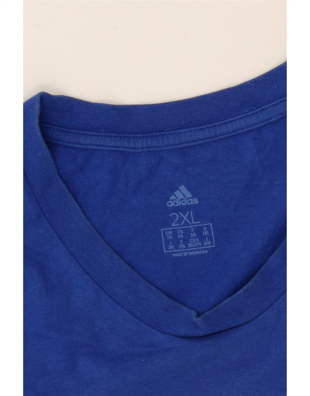 Мужская футболка с рисунком Adidas Top 2XL, синяя