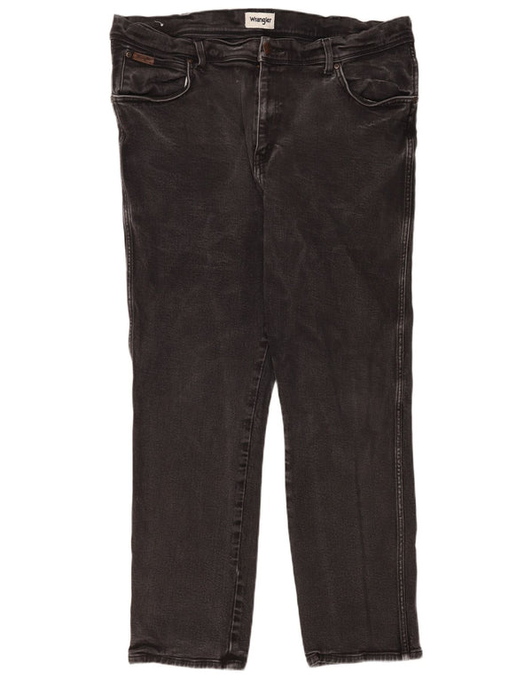 Мужские прямые джинсы Wrangler Texas W42 L32, серый хлопок