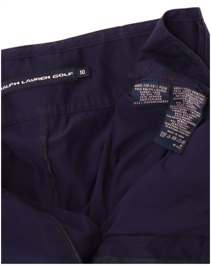 Женская юбка RALPH LAUREN, размер США 10, большой размер, темно-синий, хлопок