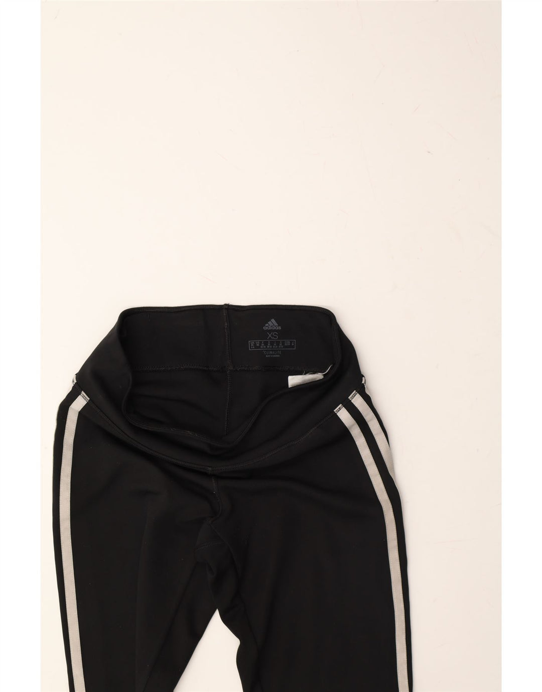 ADIDAS Womens Climalite Leggings UK 4/6 XS Black Polyester Vintage Adidas and Second-Hand Adidas from Messina Hembry 