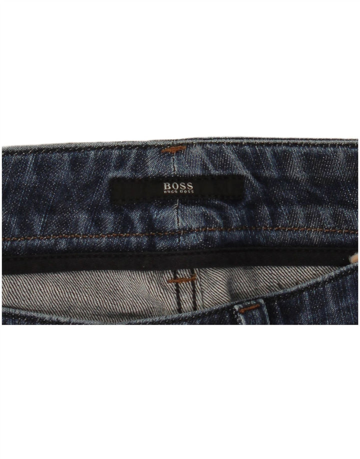 Женские узкие джинсы Hugo Boss W37 L28 Темно-синие