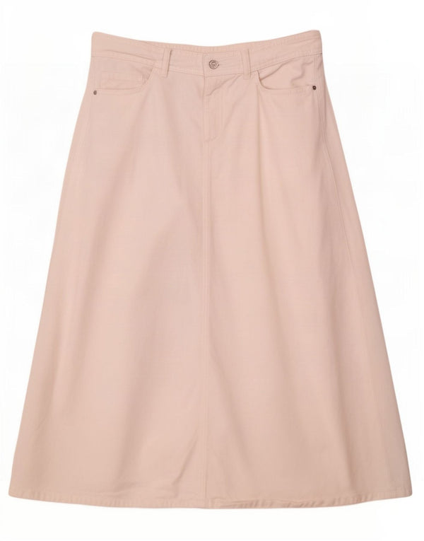 Женская джинсовая юбка миди Zara Medium W28, белый хлопок
