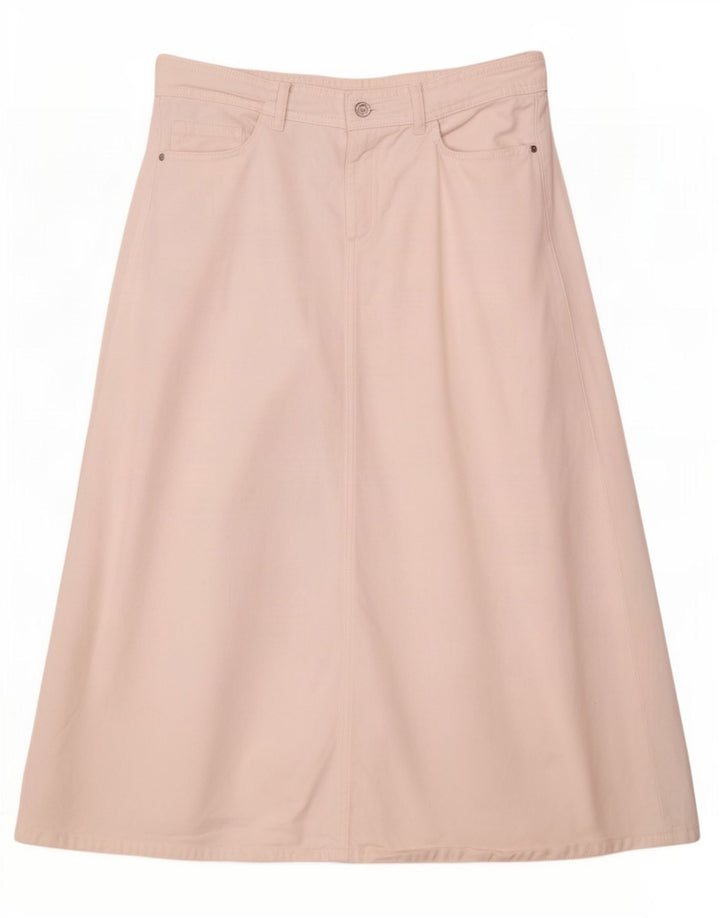 Женская джинсовая юбка миди Zara Medium W28, белый хлопок