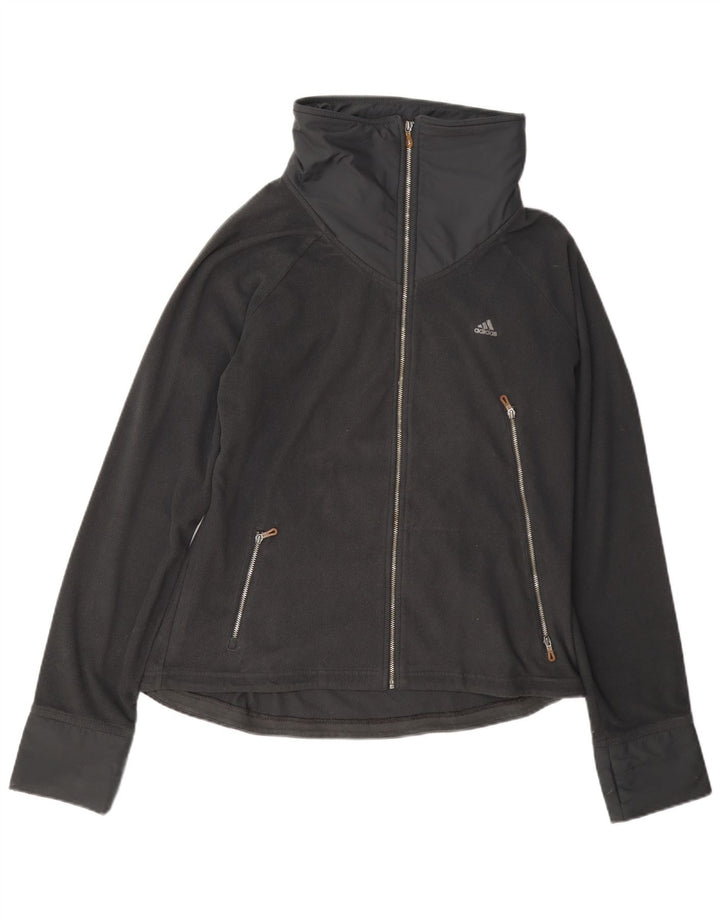 Adidas Womens Clima 365 Спортивный костюм Top Jacket UK 14 Средний Серый