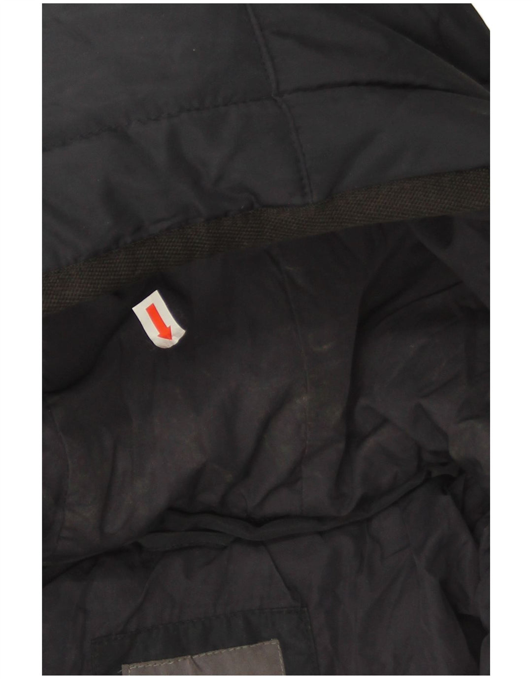 Мужская стеганая куртка с капюшоном Zara UK 36, маленький темно-синий полиэстер