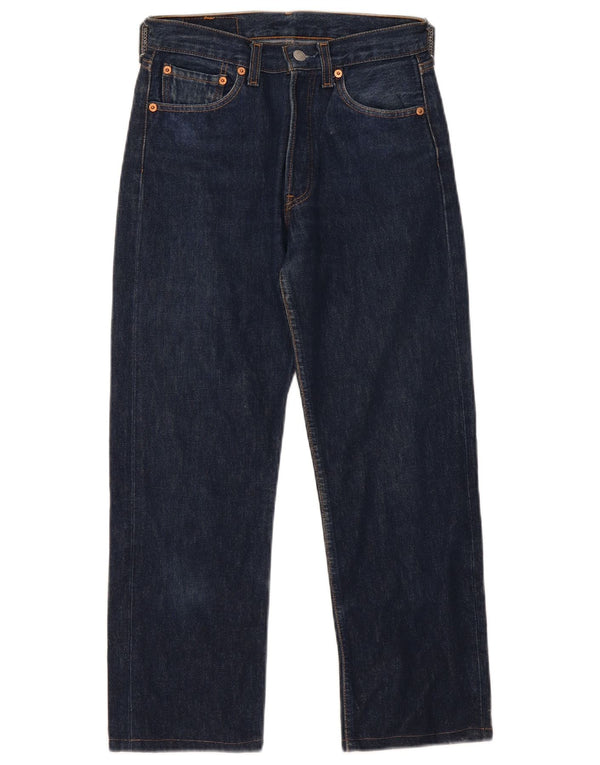 Женские прямые джинсы Levi's 501 W28 L26 Темно-синие, хлопок