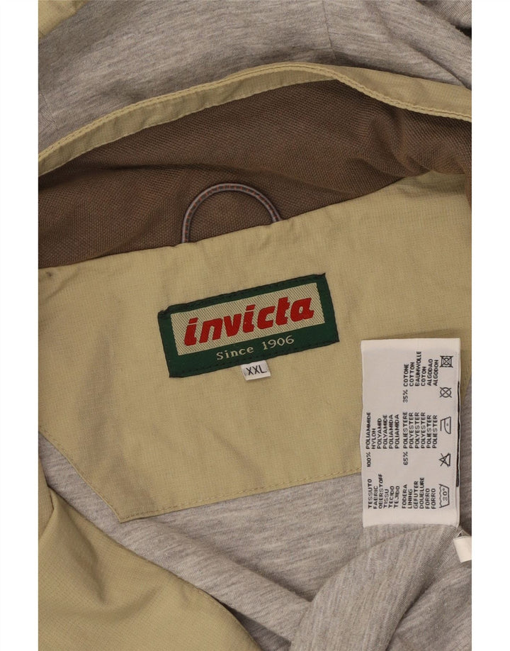 Мужская дождевик INVICTA с капюшоном UK 44 2XL Зеленый Полиамид