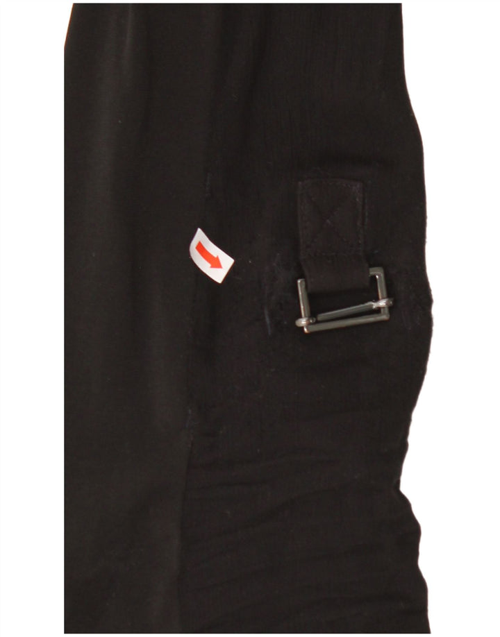 Женская блузка-рубашка CALVIN KLEIN UK 12, средний черный полиэстер