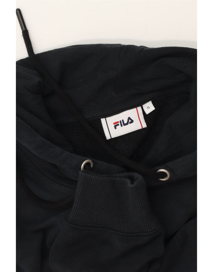 Fila Мужской джемпер с капюшоном с рисунком, маленький черный
