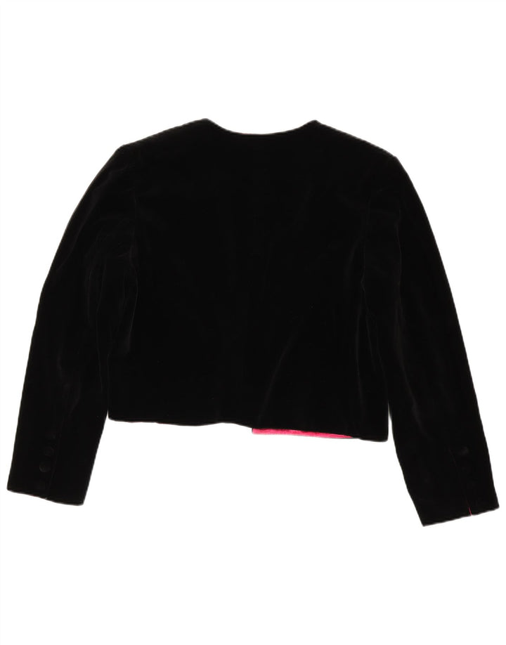 Женское открытое болеро Luisa Spagnoli IT 44, средний черный, хлопок